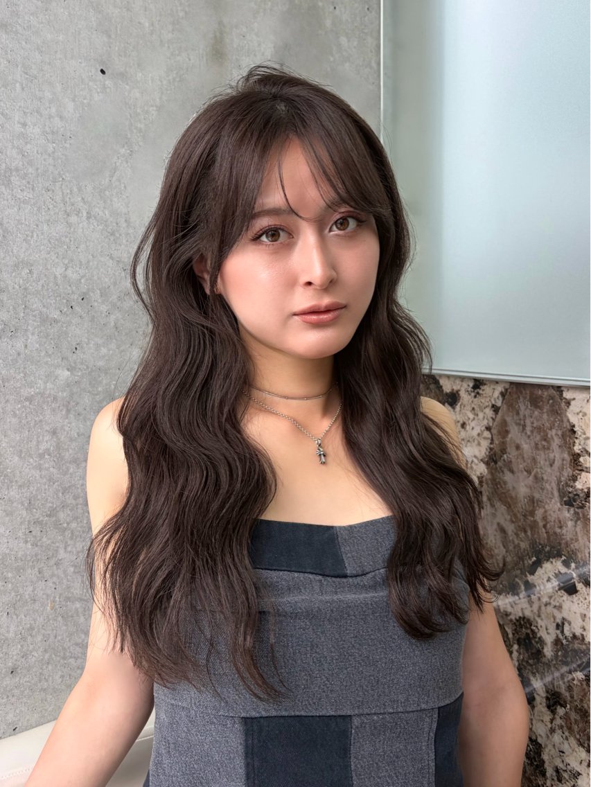 ロング カット ヘアカラー トリートメント 大宮🤍縮毛矯正 レイヤー🪽なるのヘアスタイル