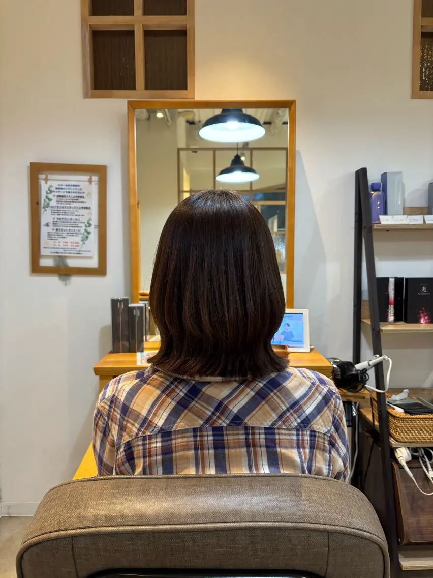 ショート 飯岡 セナのヘアスタイル