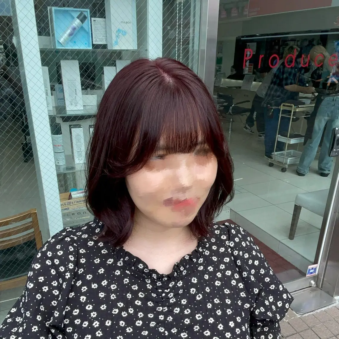 ミディアム カラー カット 🎀ゆい🎀 髪質改善カラー🎀のヘアスタイル