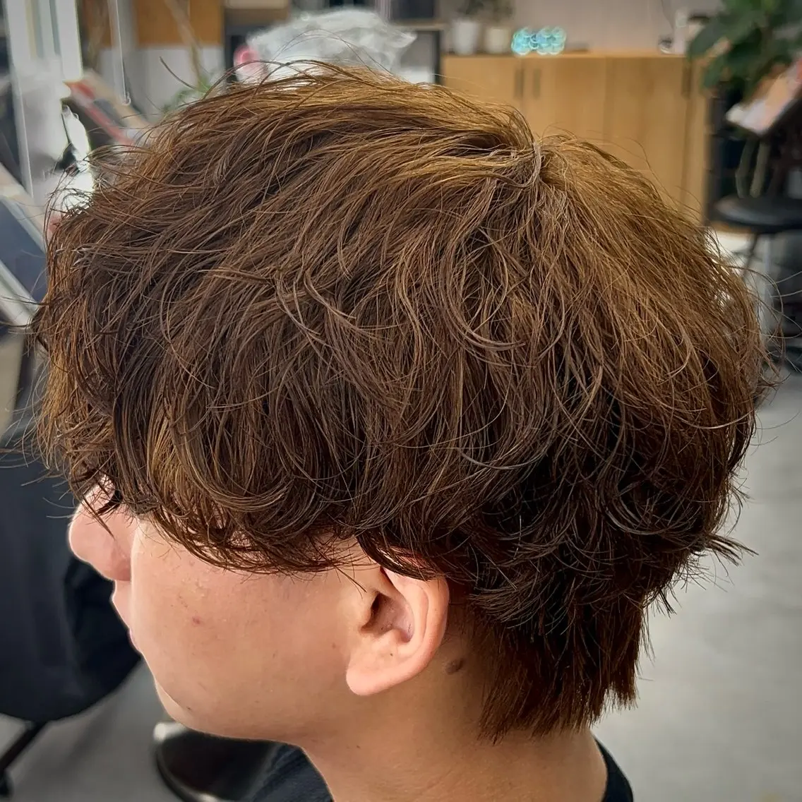 パーマ メンズ カット ヘアカラー シャドウパーマ 🇰🇷韓国風/威吹のヘアスタイル