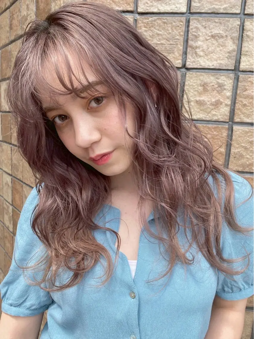 ロング カラー らん カラーモデル募集中のヘアスタイル
