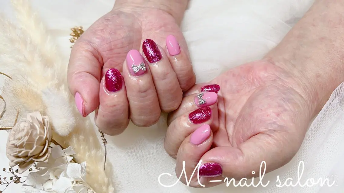 ネイル シンプルネイル M_ nail salonのネイルデザイン