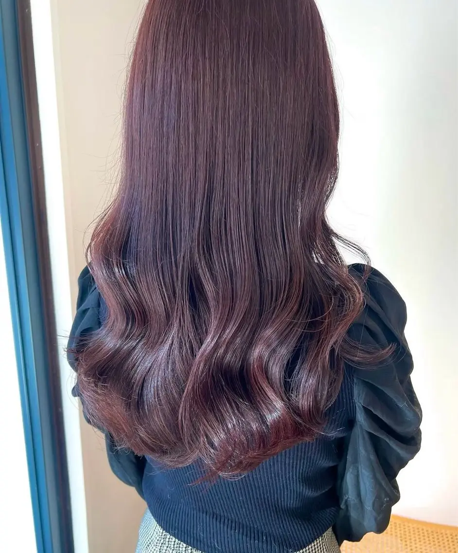 カラー ピンクカラー ちあき knock🌼🍃のヘアスタイル
