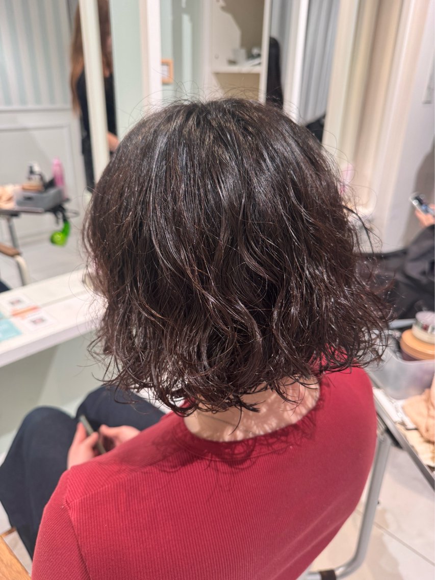 💕︎ボブカットモデル 先着4名様限定 💕︎                 🏹海外ガーリー🏹 ボブカット＋パーマの写真