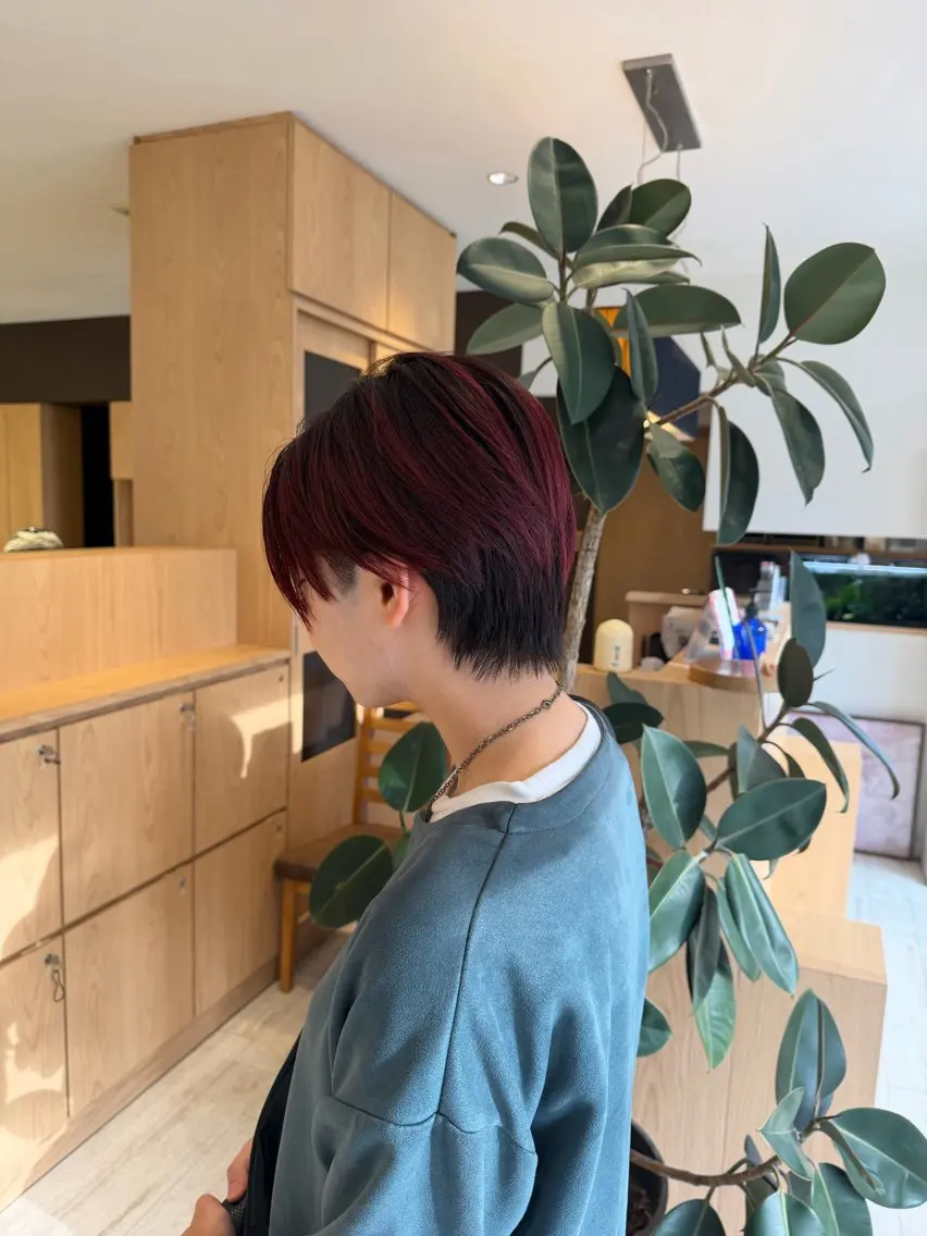 ショート カット ヘアカラー トリートメント 能松 玲奈のヘアスタイル