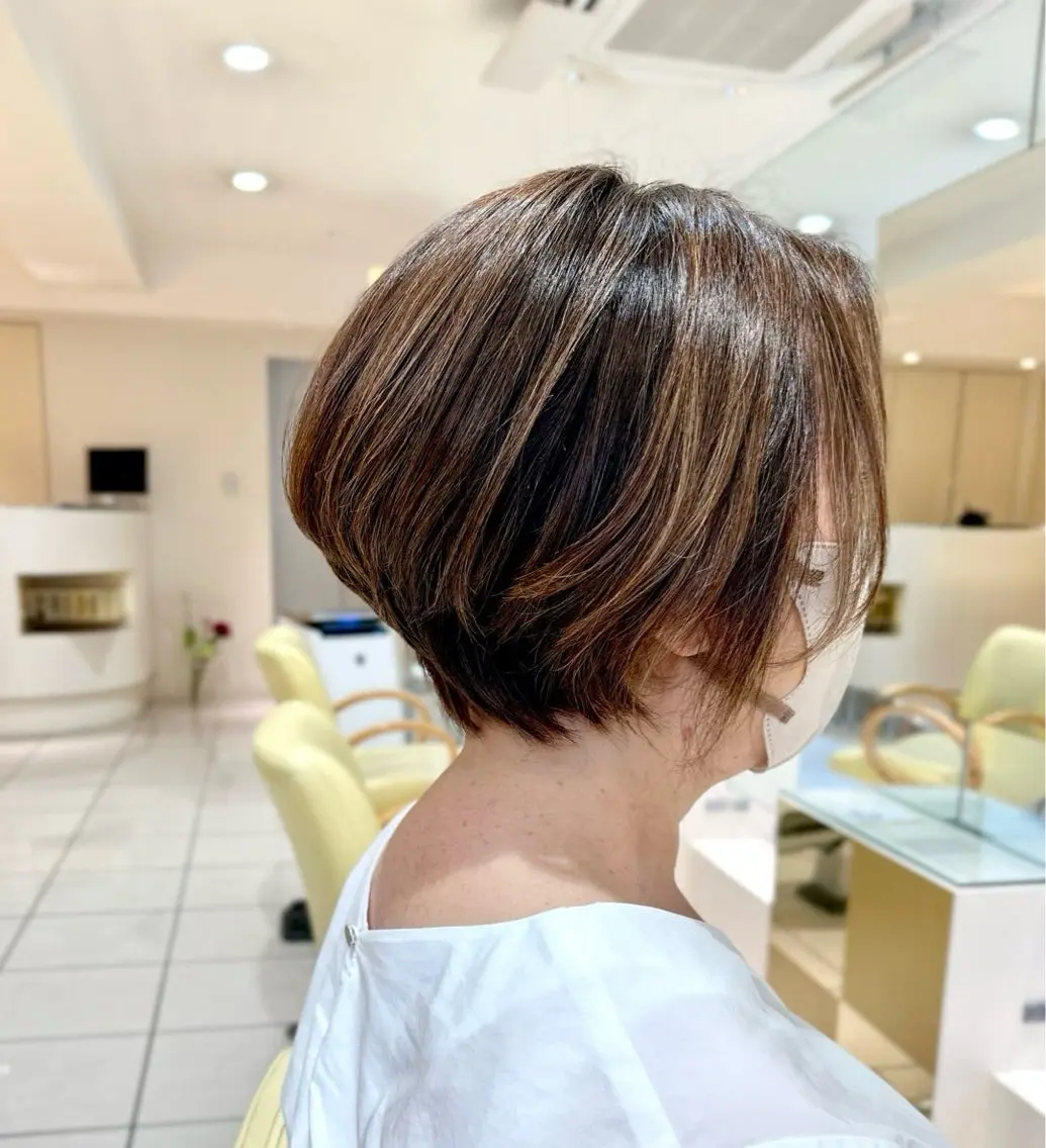ショート ボブ 髪質改善ELSA元町 城内譲のヘアスタイル