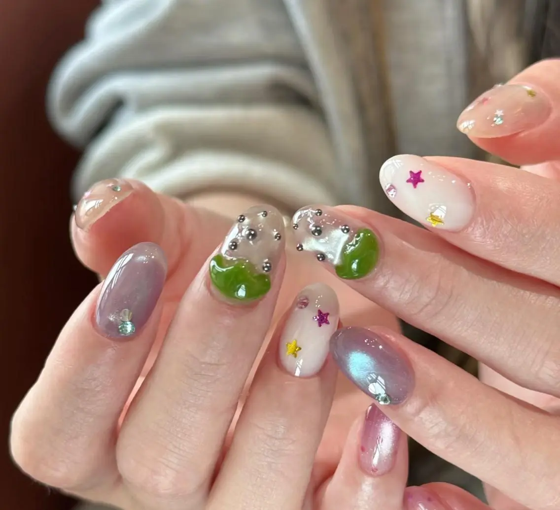 ネイル ハンドネイル 🎀 KiKi_nailのネイルデザイン