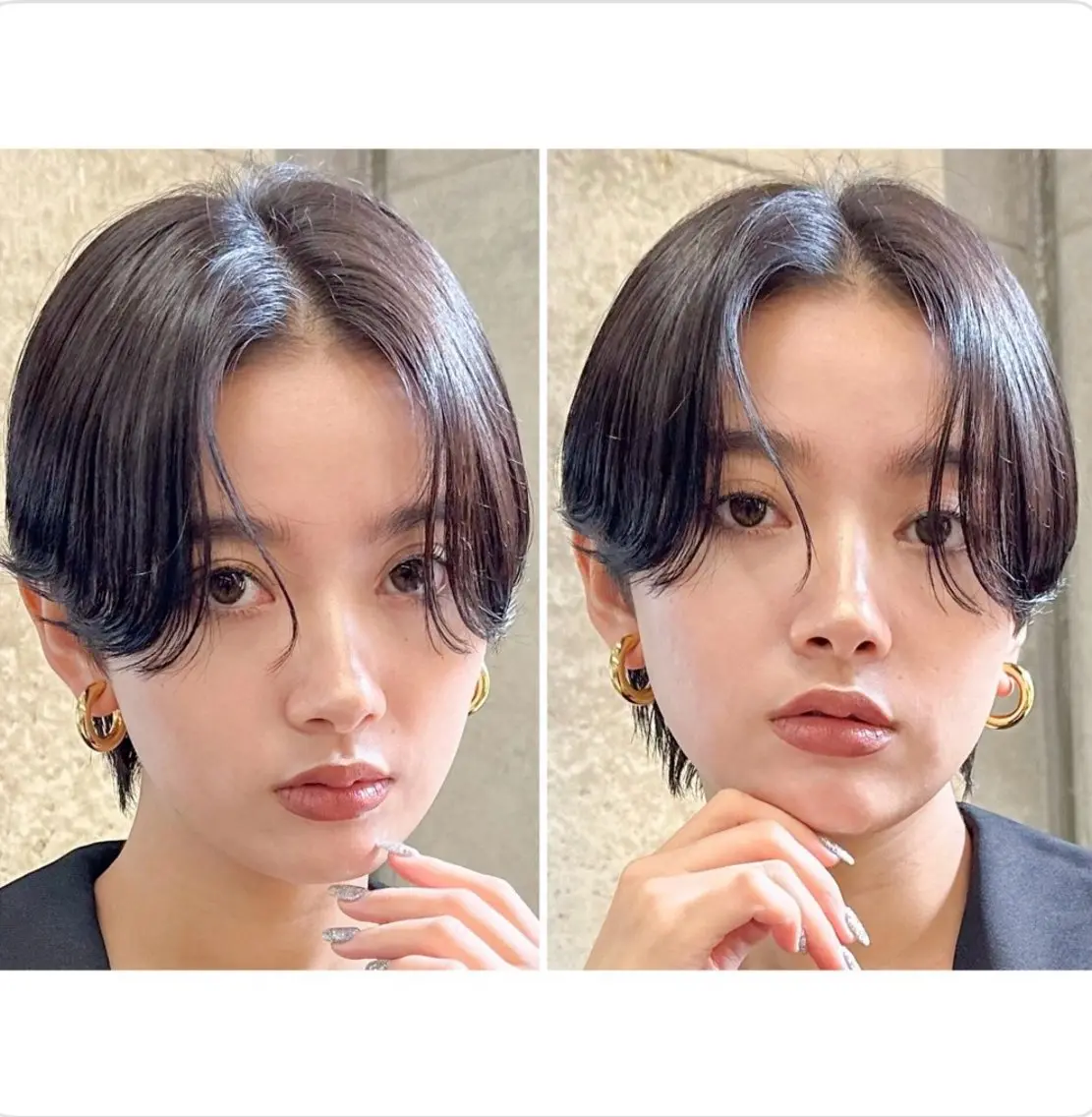 ショート 骨格補正ショート FILMSりくのヘアスタイル