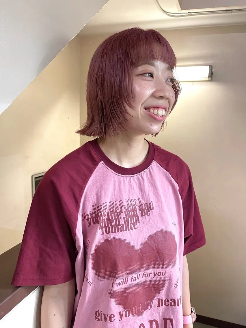ショート カラー カット ヘアカラー トリートメント ヘアセット 安部佑哉/ハイトーン /レイヤー/ブリーチのヘアスタイル
