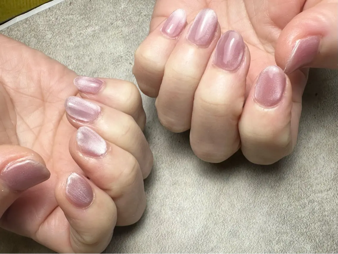 ネイル 氷ネイル・うるうるネイル マグネットネイル nailroom Anmie.のネイルデザイン
