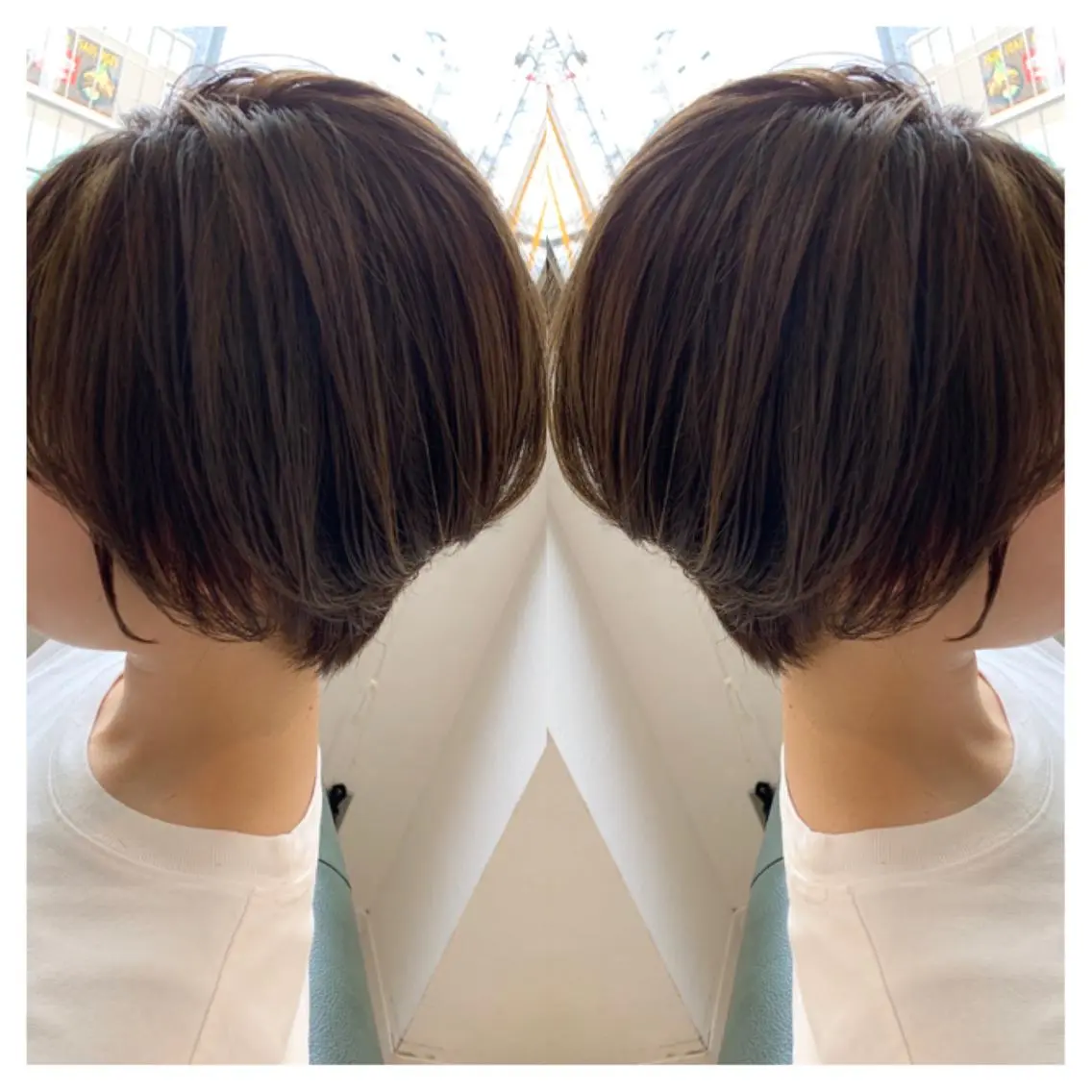 ショート カラー カット ヘアカラー トリートメント 村山 茉衣のヘアスタイル