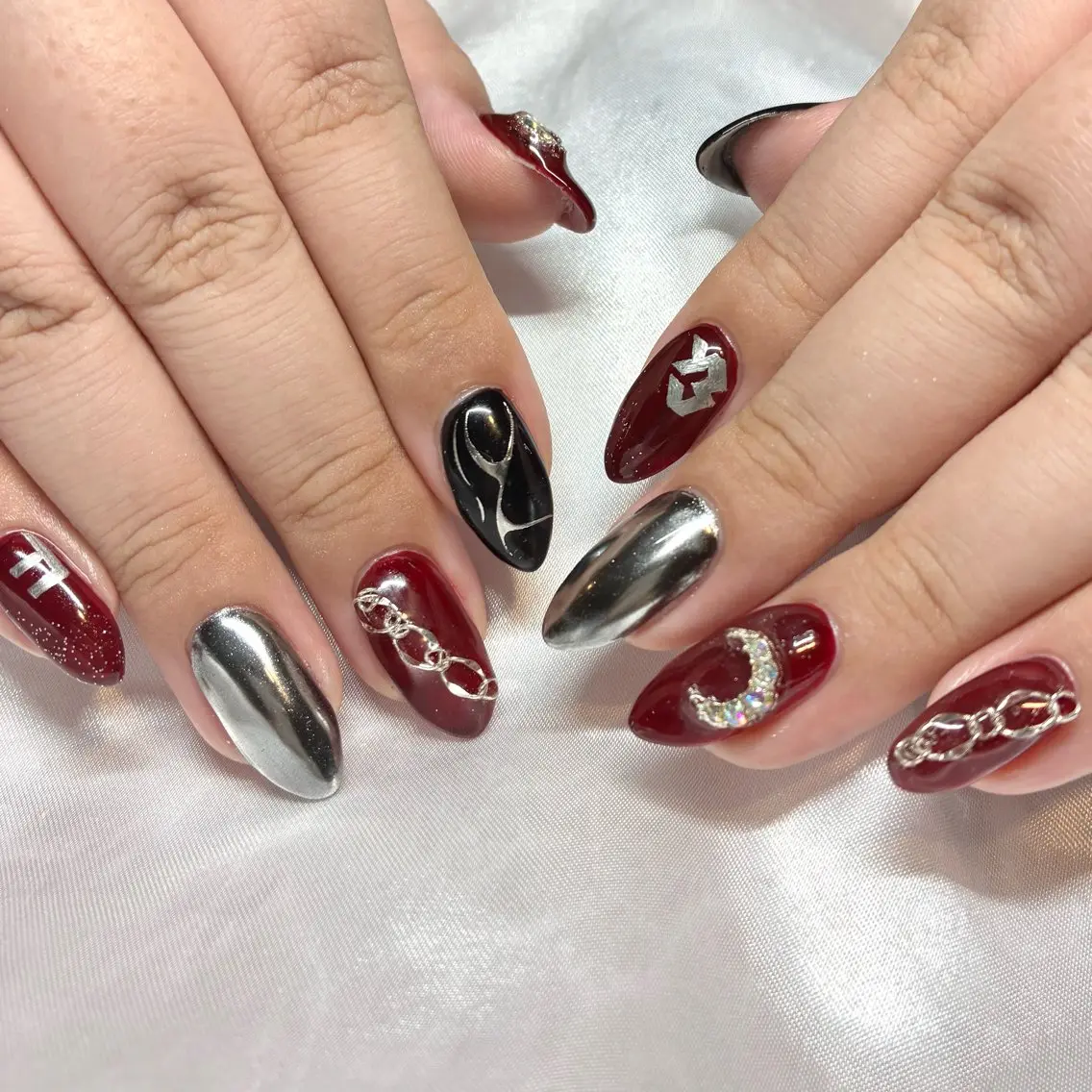 ネイル 持ち込み ハンドネイル Nail ヌシん家 AKANEのネイルデザイン