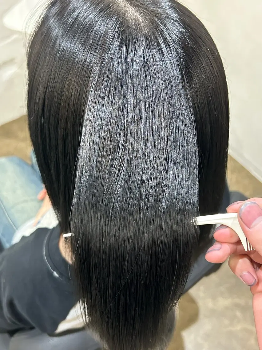 ミディアム ヘアカラー トリートメント 佐山 勝俐のヘアスタイル