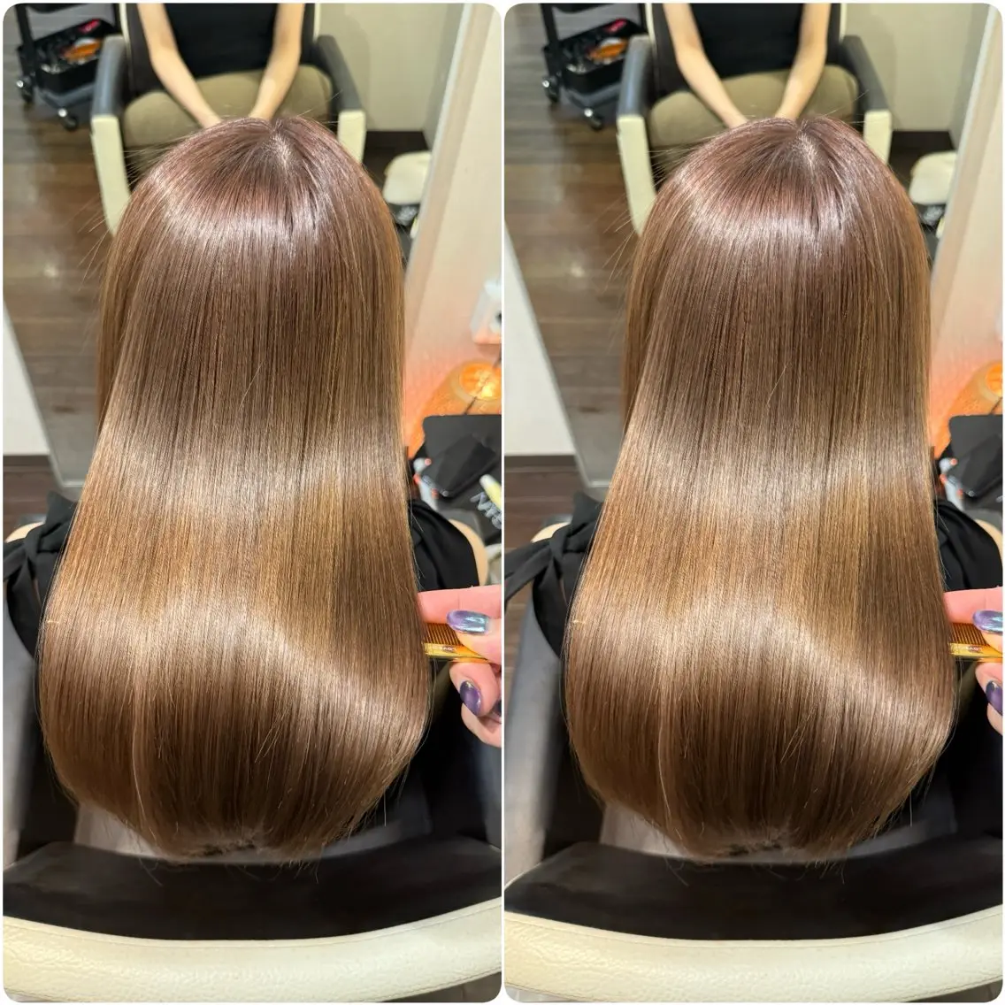 ロング カラー カット 縮毛矯正 トリートメント ヘッドスパ 🌹ULTOWA🌹 髪質改善/縮毛/店長のヘアスタイル