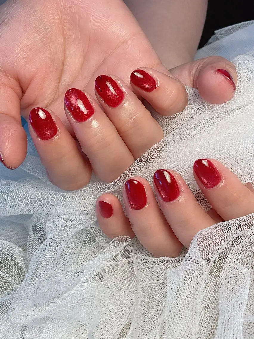 🪐【他店オフ込】ちゅるんマグネットネイル人気No.1❤️の写真