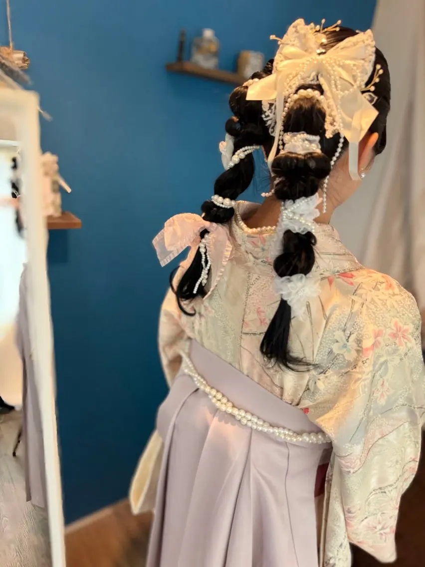 2027年3月卒業式 【袴着付け】+【ヘアセット】 予約事前相談の写真