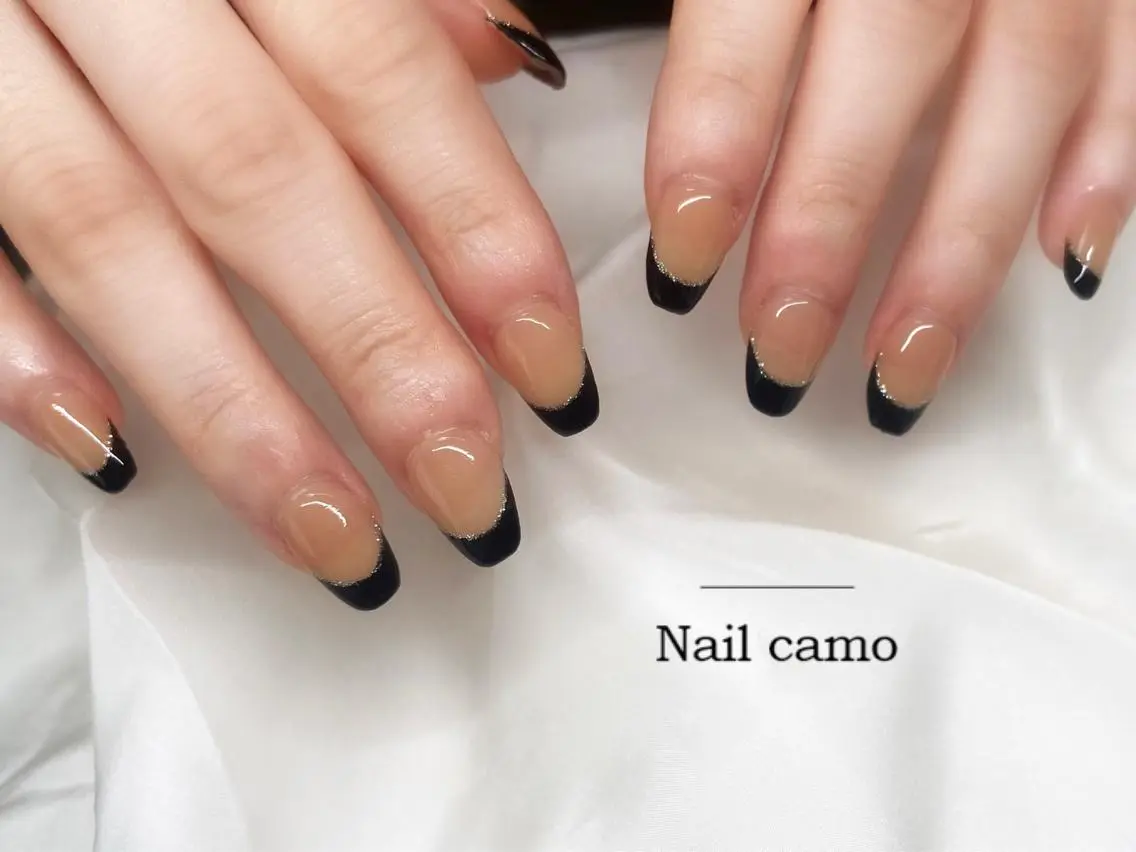 ネイル フレンチネイル 🌟Nail camo🌟のネイルデザイン