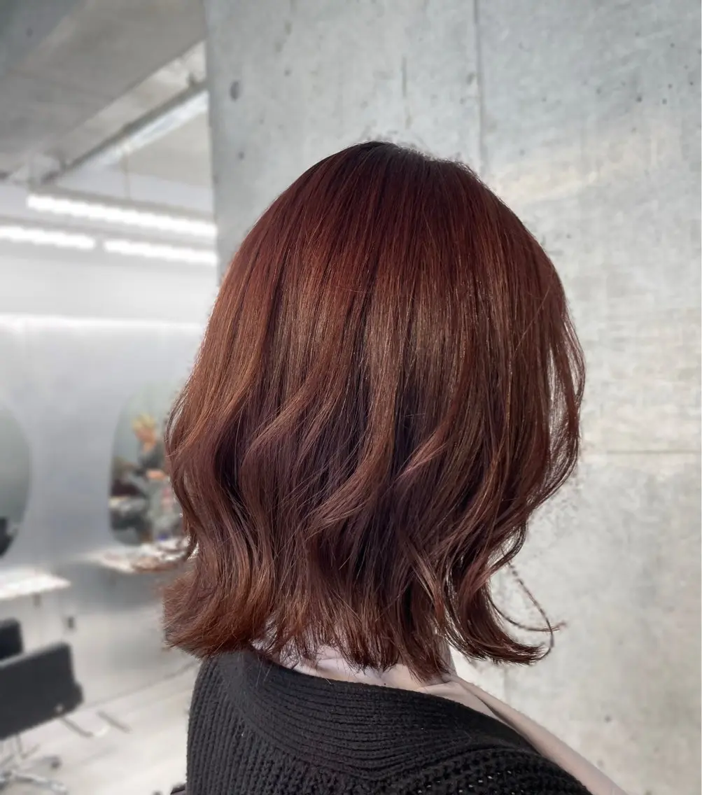 ミディアム カラー カット トリートメント ʜᴀʀᴜᴋᴀ♱メンズ ウルフ/ブリーチのヘアスタイル