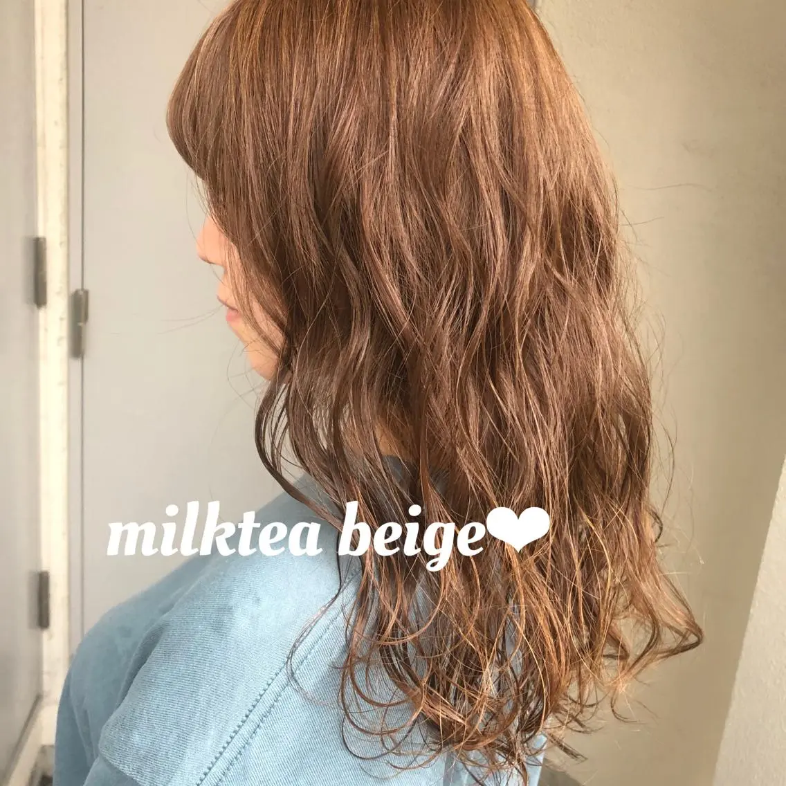 ロング カラー レイヤーカット 韓国ヘアayameのヘアスタイル