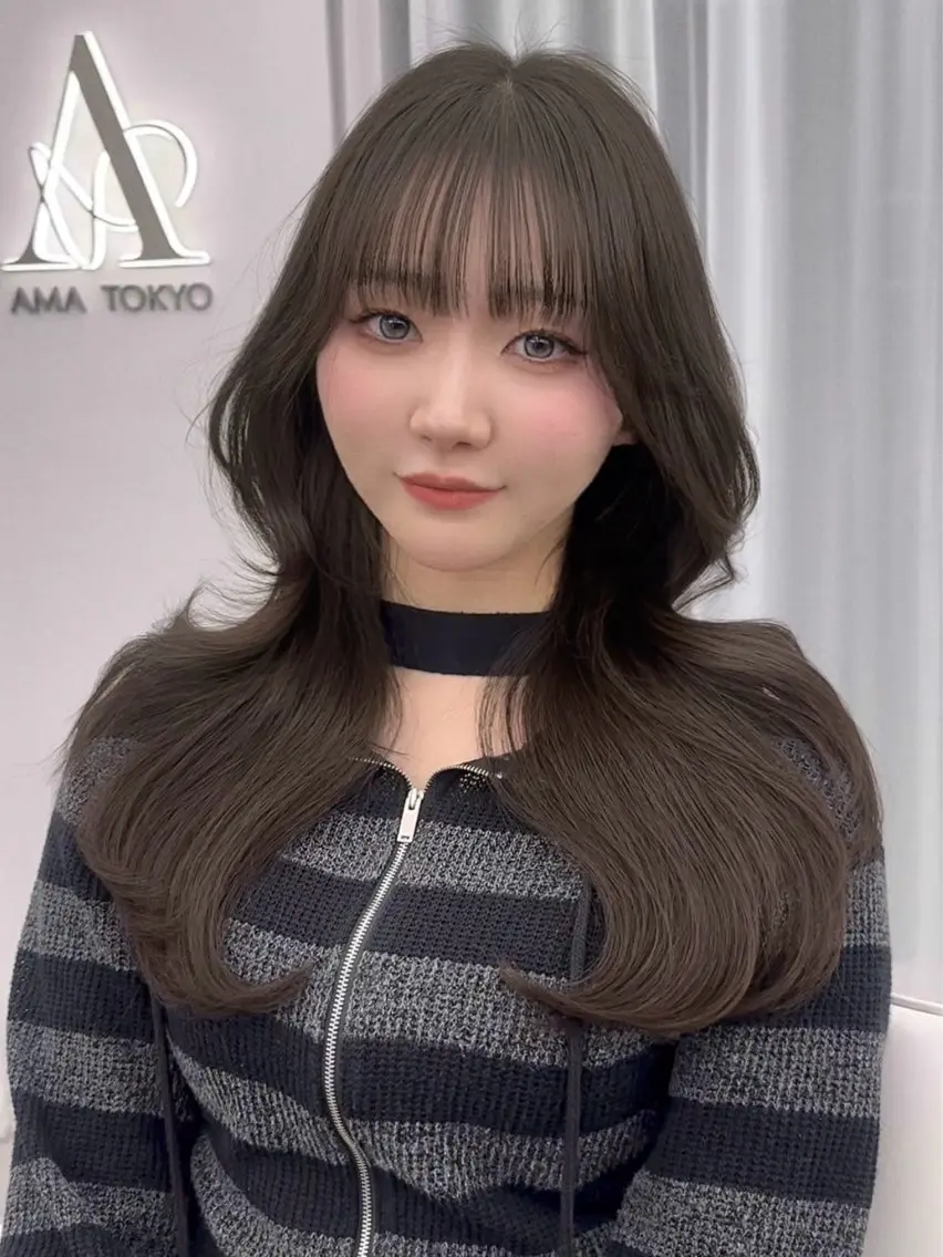 ロング 本田 翔のヘアスタイル