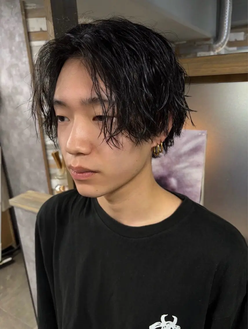 ショート パーマ カット パーマ 高橋 くるみのヘアスタイル