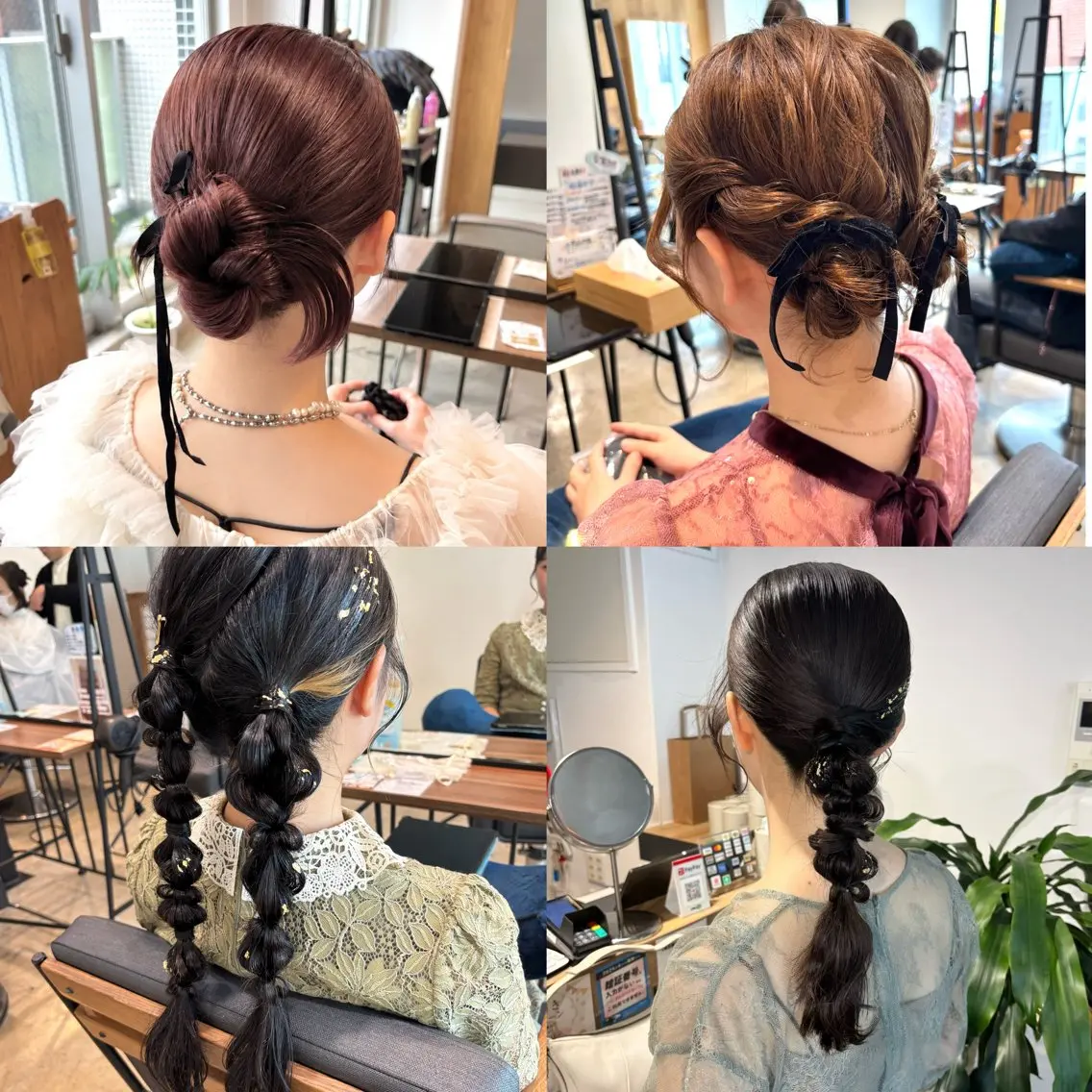 🎀お呼ばれヘアセット🎀《編みおろし,タイトアレンジ,ハーフアップなど》の写真