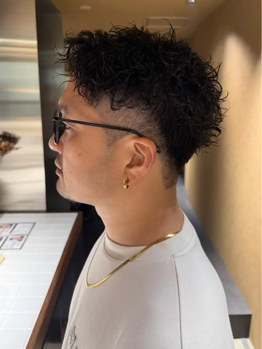 パーマ メンズ walt hayatoのヘアスタイル
