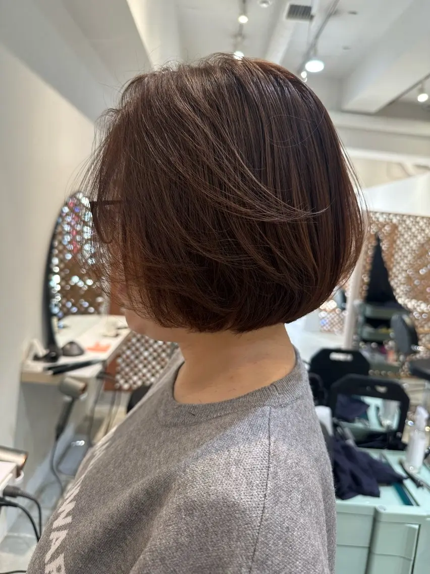 ショート ショートヘア カット ヘアカラー トリートメント AYAKA 下北沢suuのヘアスタイル