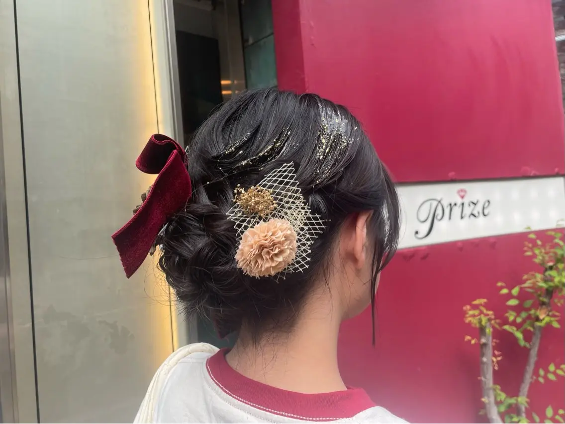 ロング ヘアセット 量産ヘアセット/ ヘアメAyakaのヘアスタイル