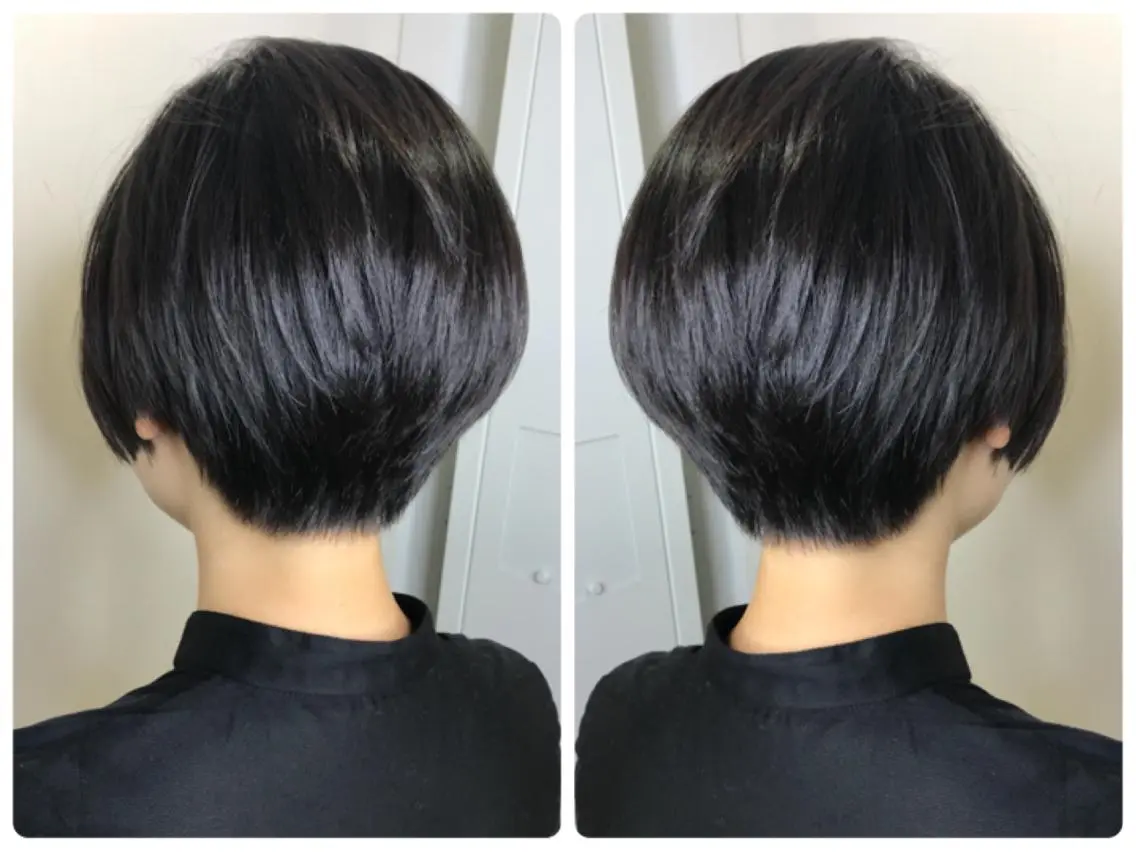 ショート ショートボブ アッシュ アッシュグレー アッシュグレージュ ボブ 寺山 佳貴のヘアスタイル