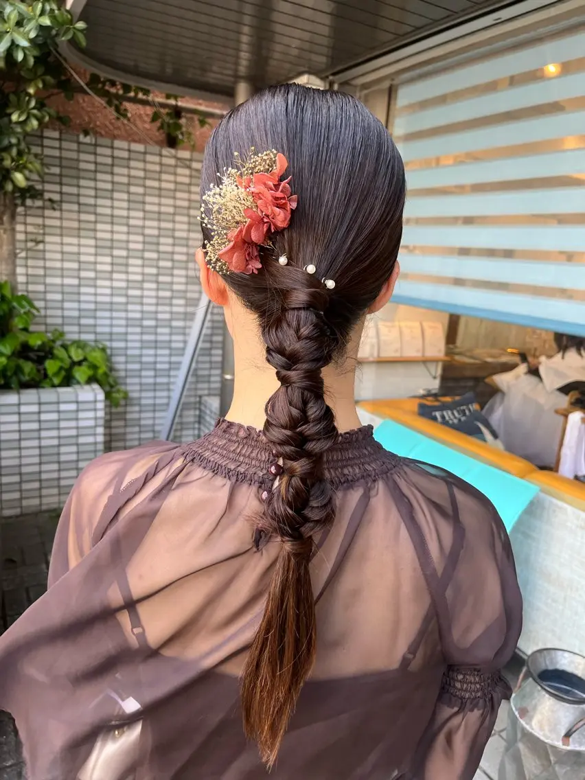 ロング ヘアアレンジ ヘアセット IMARI /のヘアスタイル