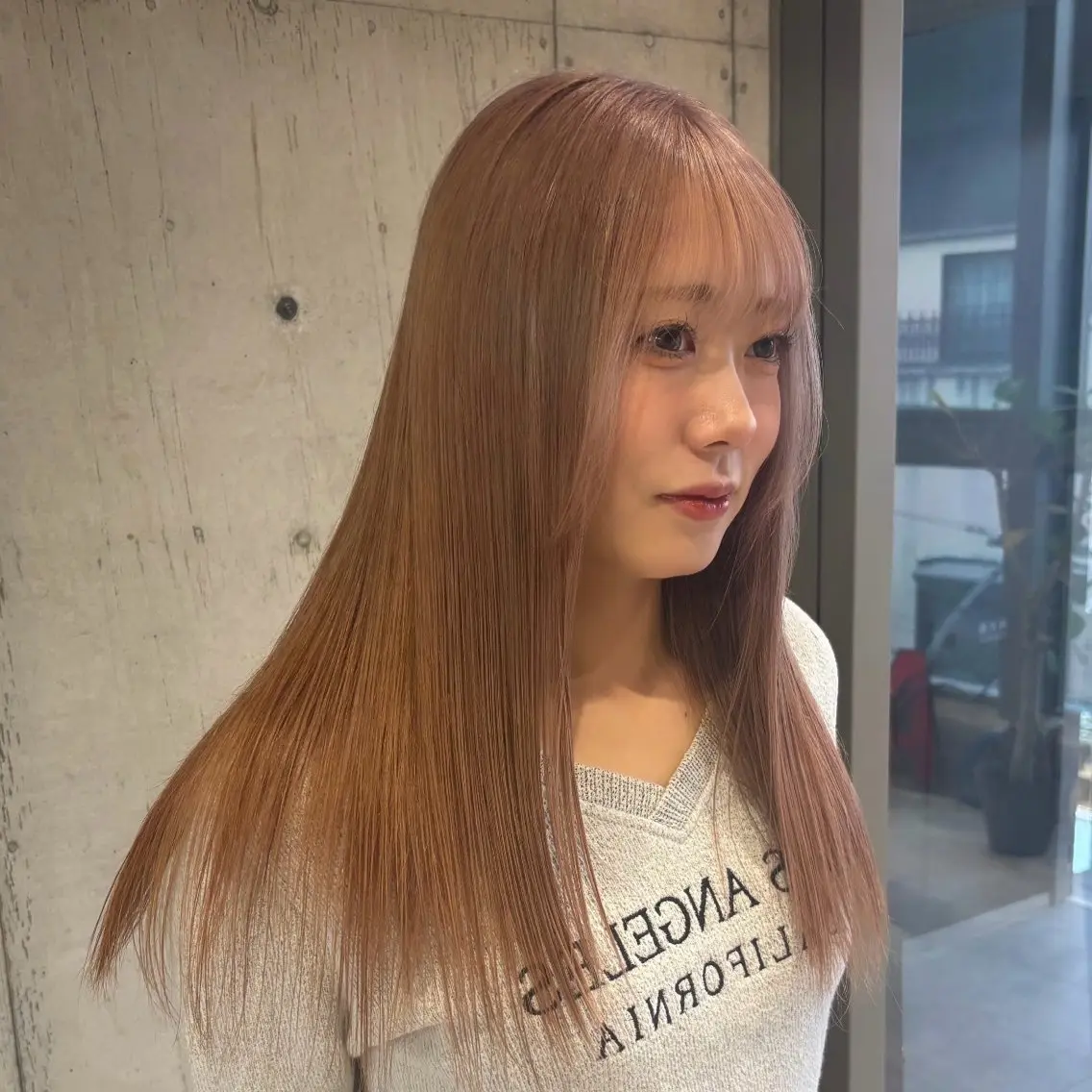 🌷迷ったらコレ!!🌷【ダブルカラー】全体ブリーチ➕全体カラー➕選べるトリートメントの写真