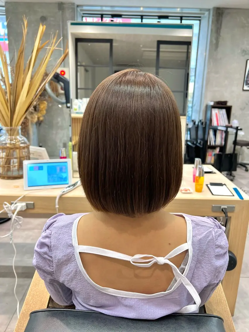 ショート カラー カット 縮毛矯正 🌞レイヤー×カラー 前川那津美🌞のヘアスタイル