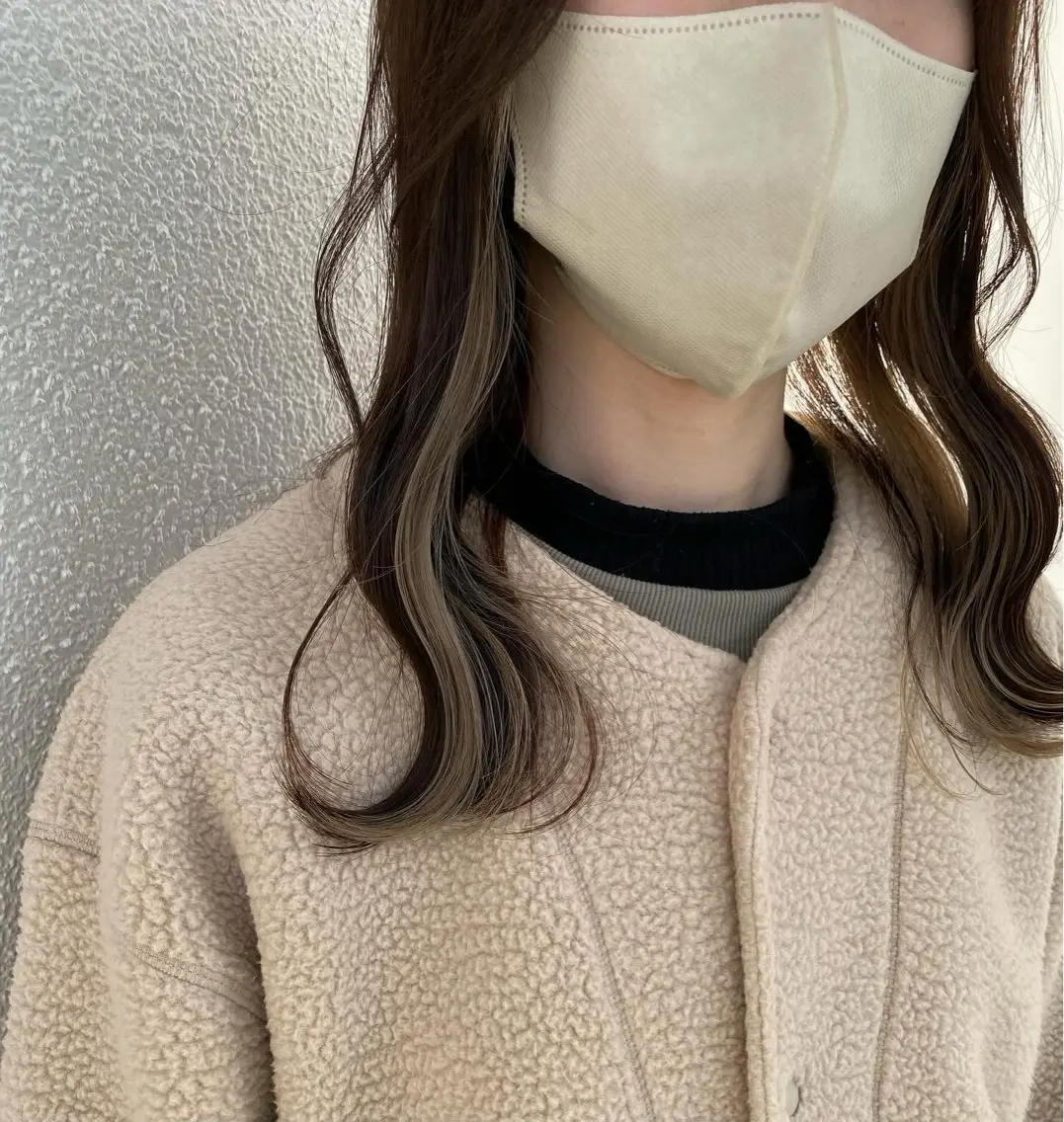 カット+インナーカラーの写真