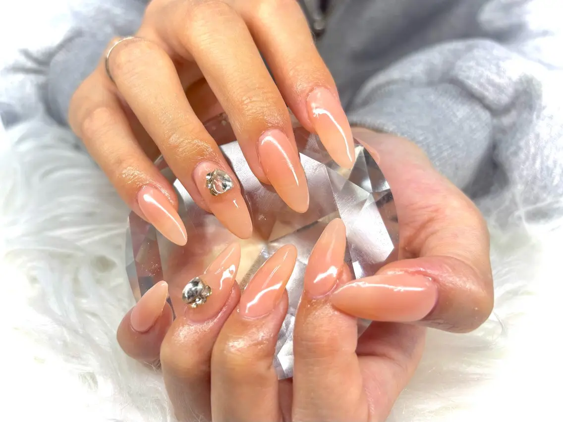 セミロング ハンドネイル GGhouse narumiのネイルデザイン