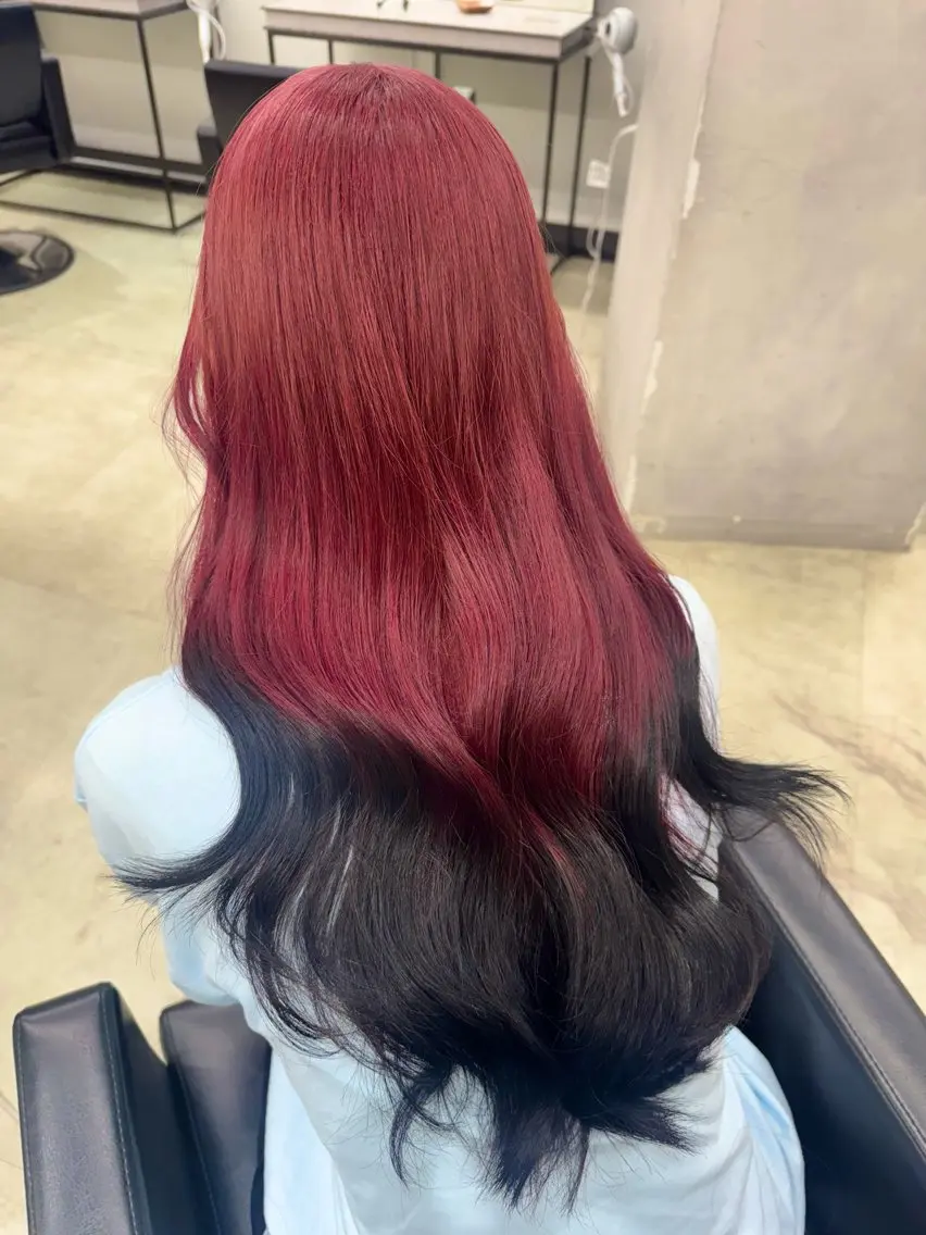 カラー ピンクカラー レッドカラー カット ヘアカラー トリートメント 透明感カラー✨艶髪 制作🌱山根あゆみのヘアスタイル