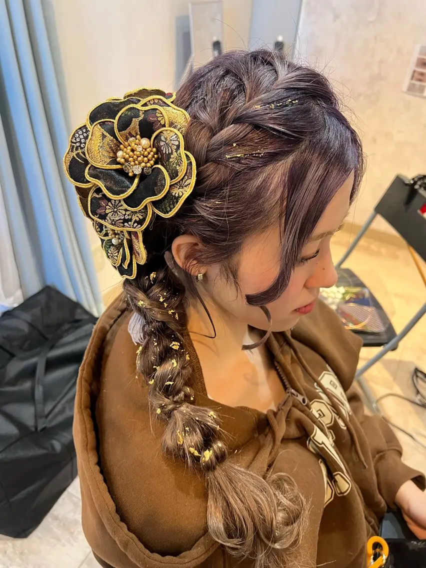ヘアセットの写真