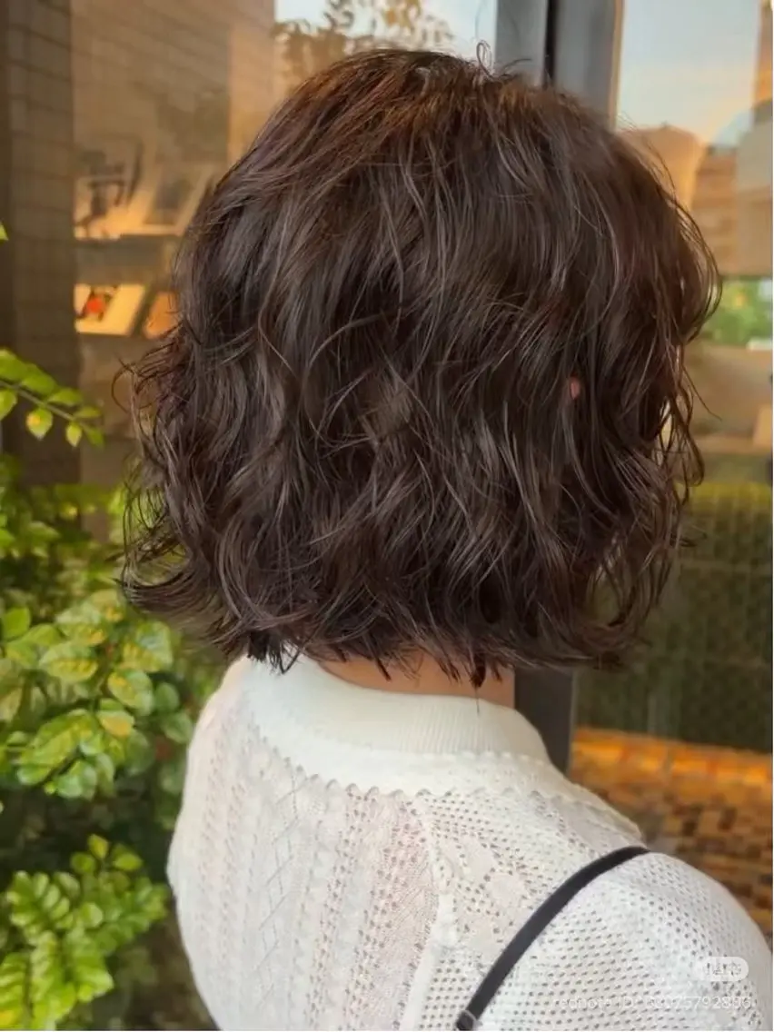 ショート ボブ ボブパーマ RYOのヘアスタイル