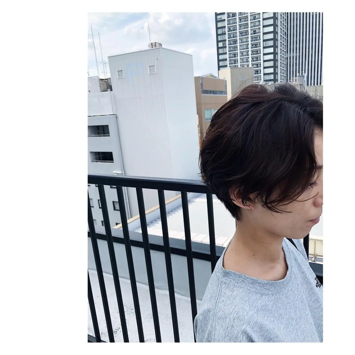 ショート パーマ カット パーマ トリートメント 髪質改善/顔まわり 石原のヘアスタイル