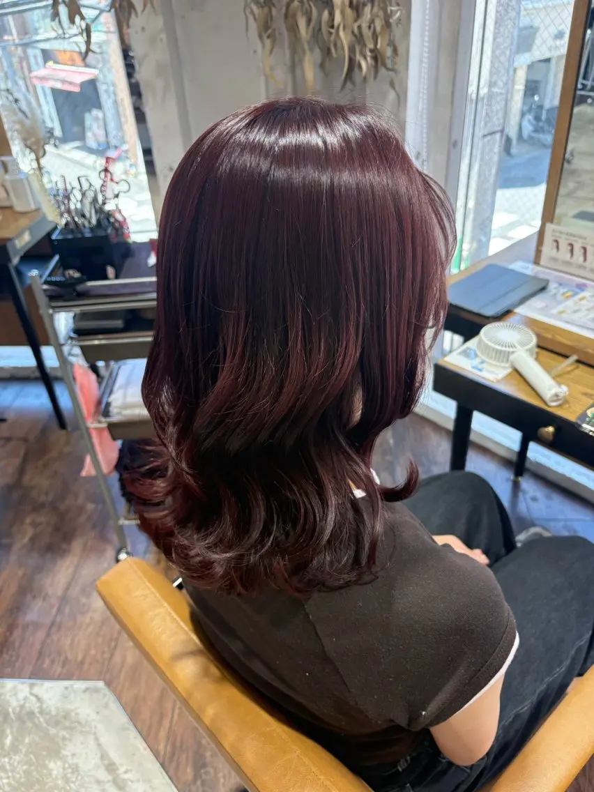 ミディアム ヘアカラー AVANCE.ens 松本大和のヘアスタイル