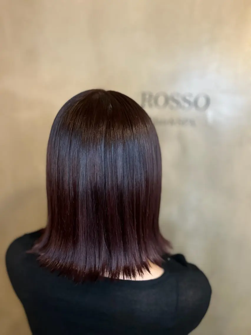 ミディアム カラー カット ヘアカラー 高良 日奈子のヘアスタイル
