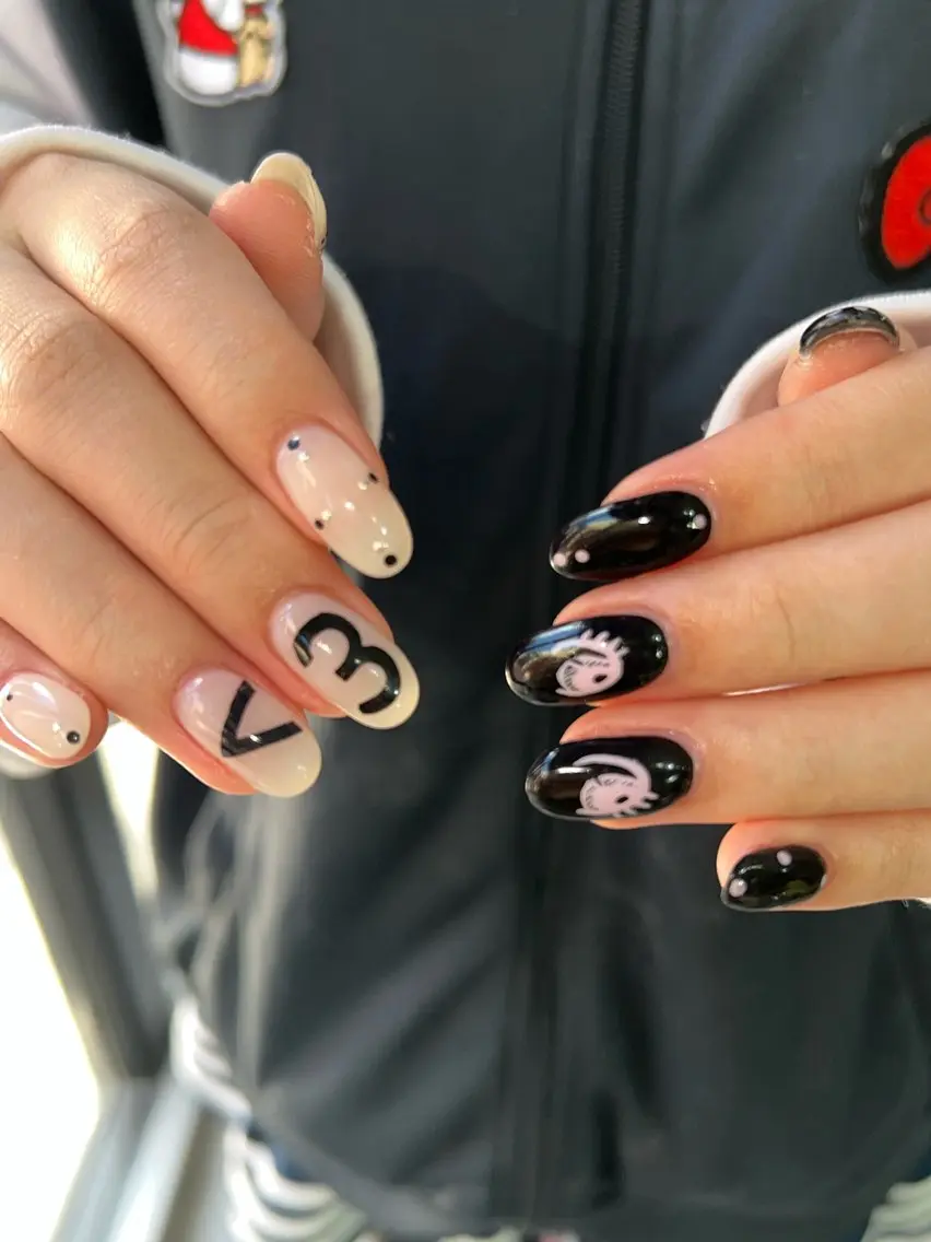 ネイル ハンドネイル Hata nail 🎀個性派ニュアンスのネイルデザイン
