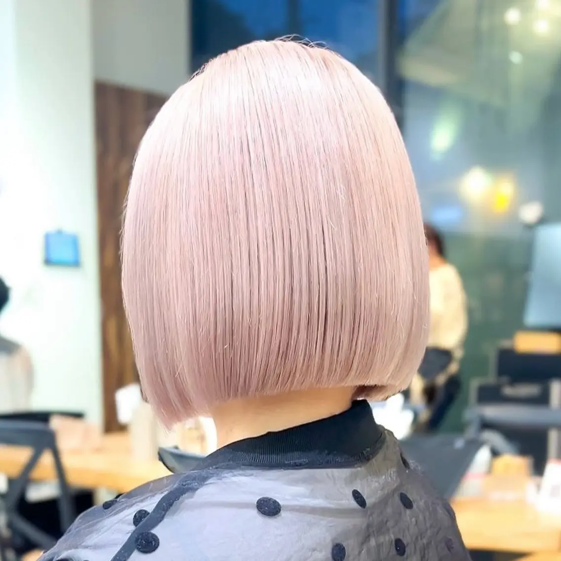 ショート カラー ヘアカラー 🎀韓国ボブ/ハイト ーン/まりん🎀のヘアスタイル