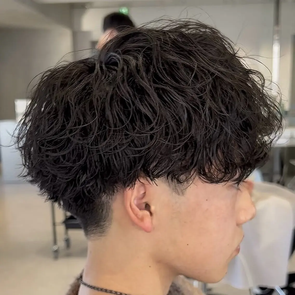 ショート パーマ メンズ カット パーマ ヘアセット 柏メンズ特化 THE3rdHAIRのヘアスタイル