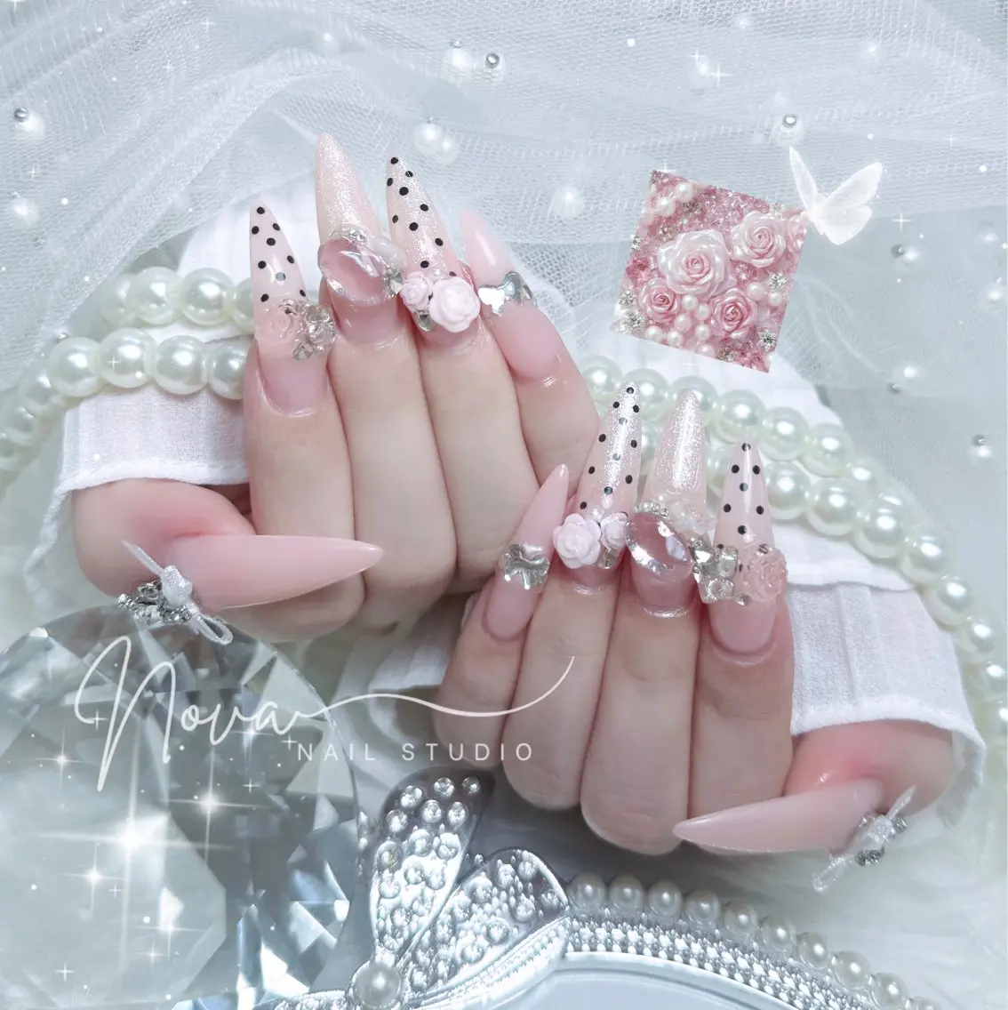 ネイル ハンドネイル ハンドケア Kitty Nail Novaのネイルデザイン
