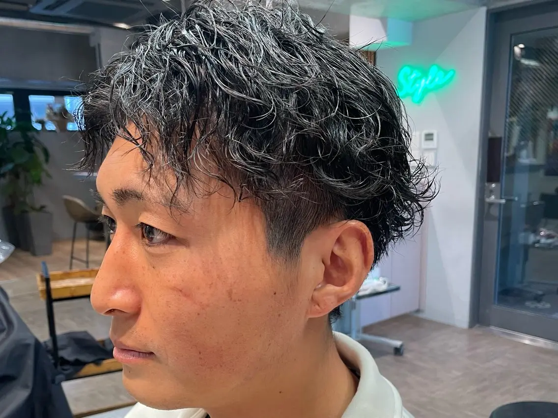 パーマ メンズ PANOLA下北沢 中川夢菜のヘアスタイル