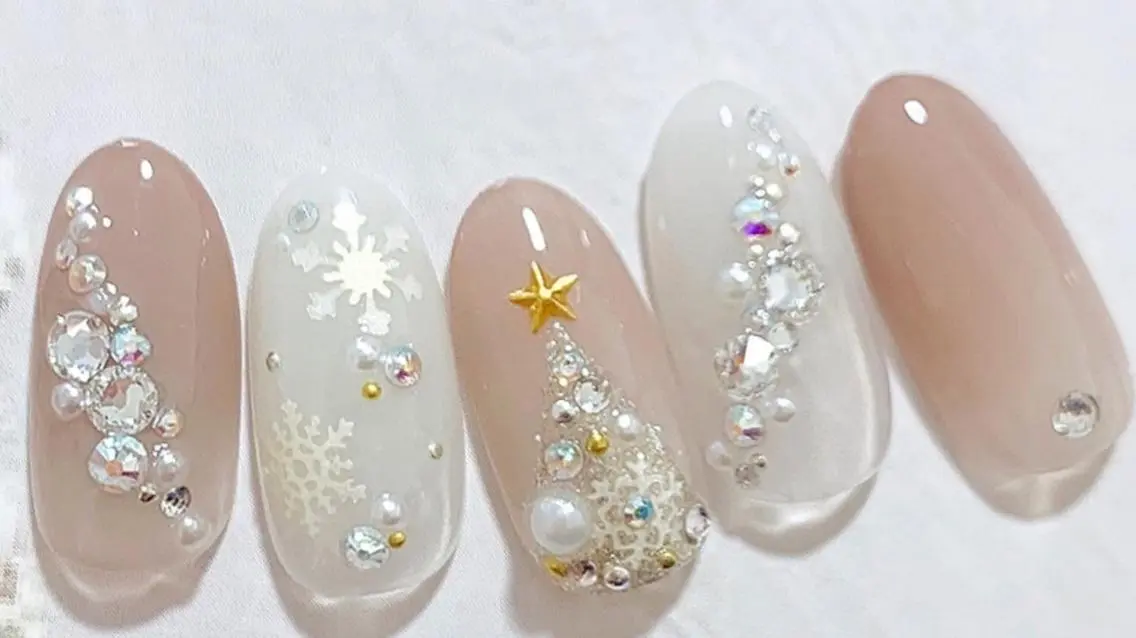 スペシャルクーポン*可愛い冬ネイル*❄️winternail❄️オフ込み10,000円‼️の写真