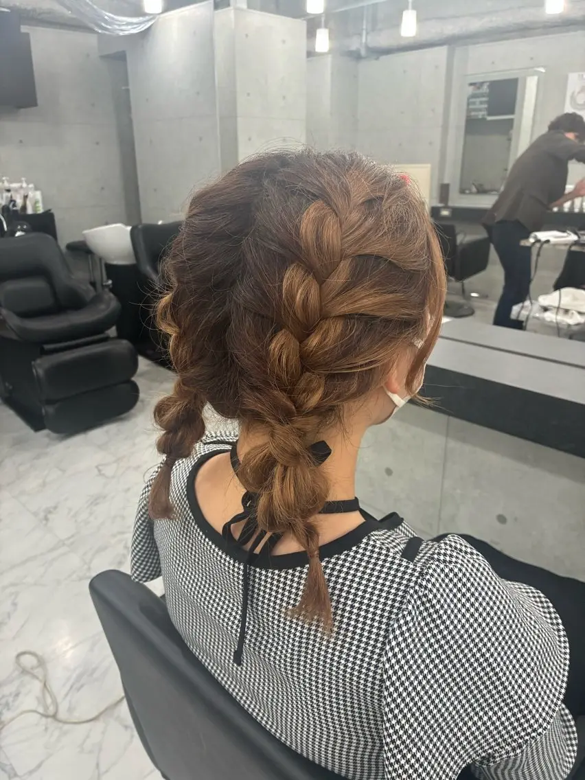 ヘアアレンジ 結婚式・ブライダル ヘアセット Endearing 🌟銀座のヘアスタイル