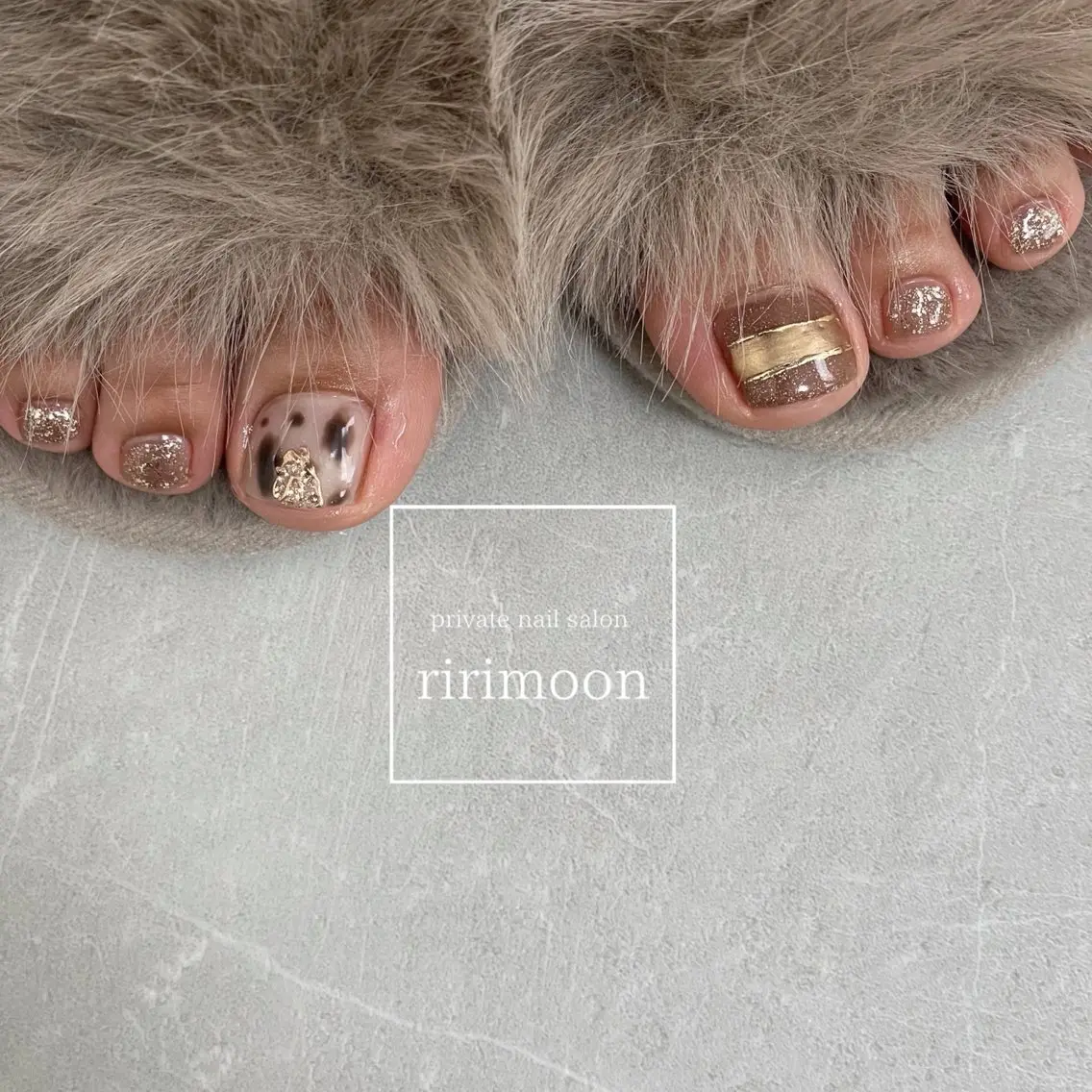 ネイル フットネイル ririmoon eriのネイルデザイン