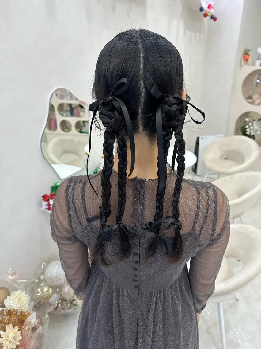 カラー ヘアアレンジ ヘアセット cherir髪質改善 パーソナルカラー診断のヘアスタイル